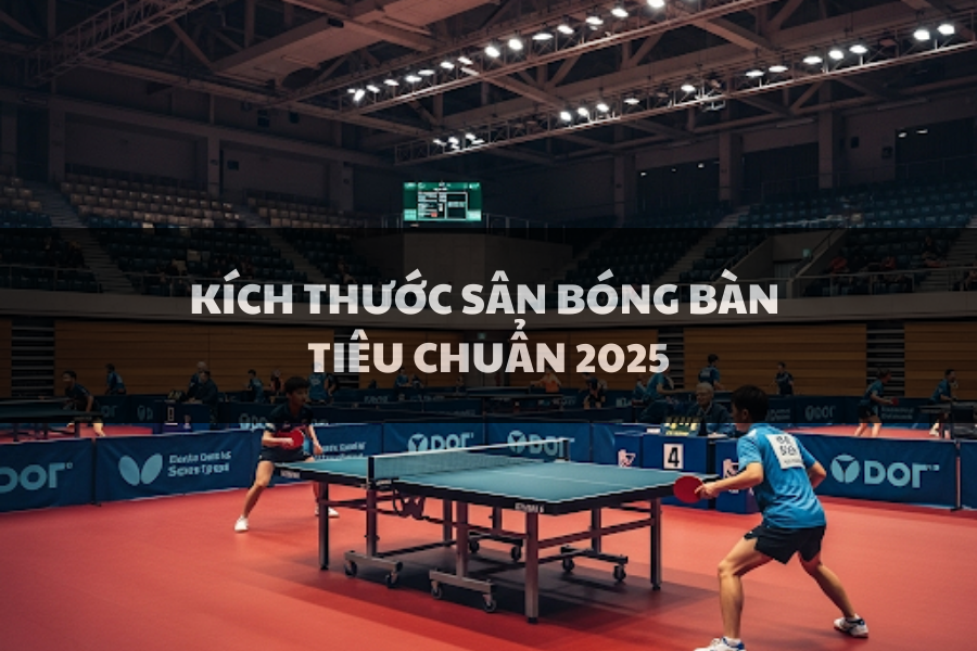 Kích Thước Sân Bóng Bàn Tiêu Chuẩn Quốc Tế 2025